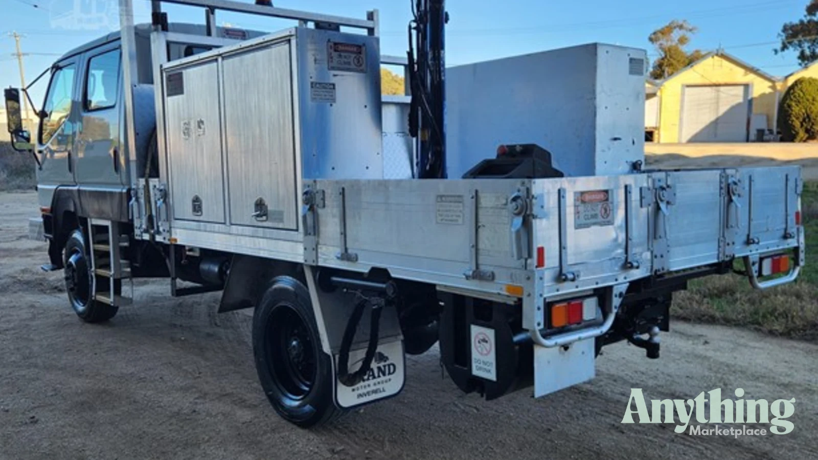 2007 Used MITSUBISHI FUSO CANTER FG 4X4 Crane Truck