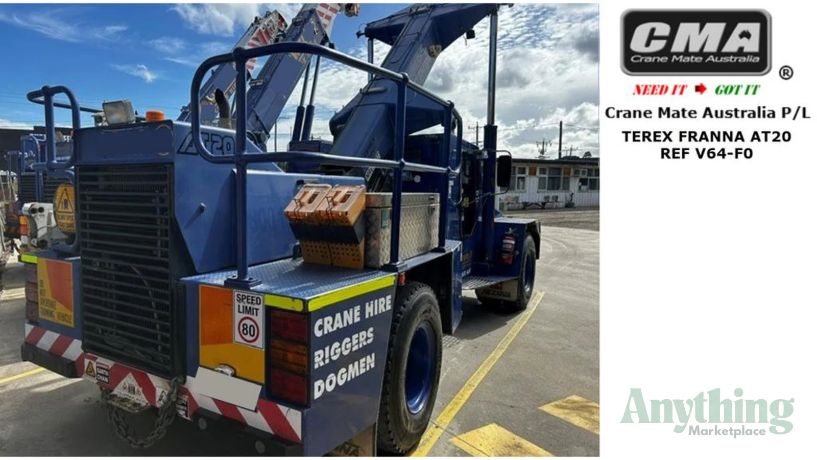 2008 Used Terex Franna AT20 Crane Truck