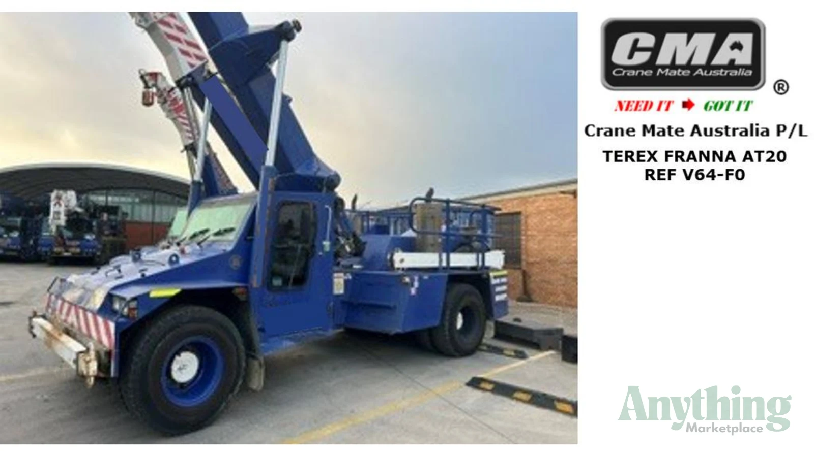 2008 Used Terex Franna AT20 Crane Truck