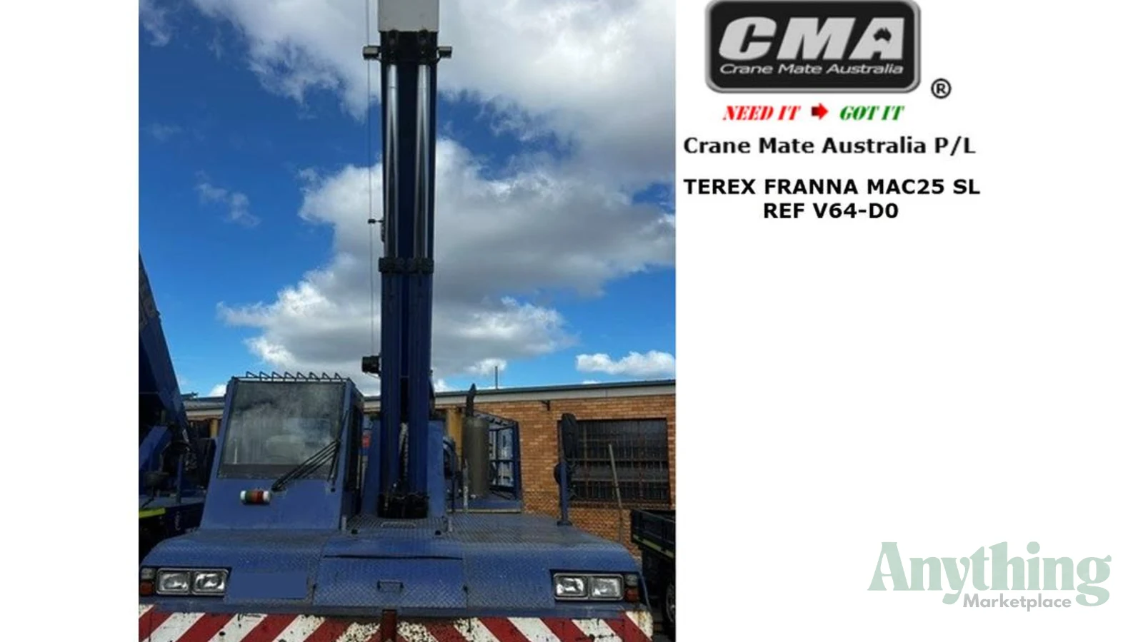 2008 Used Terex Franna MAC25-SL Crane Truck