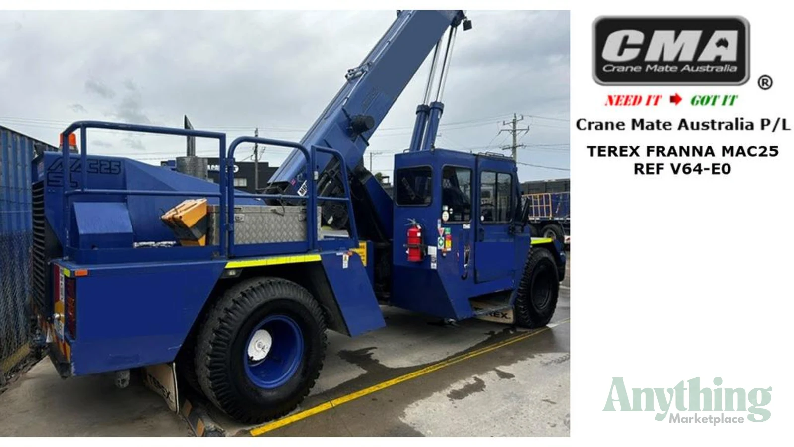 2011 Used Terex Franna MAC25-SL Crane Truck