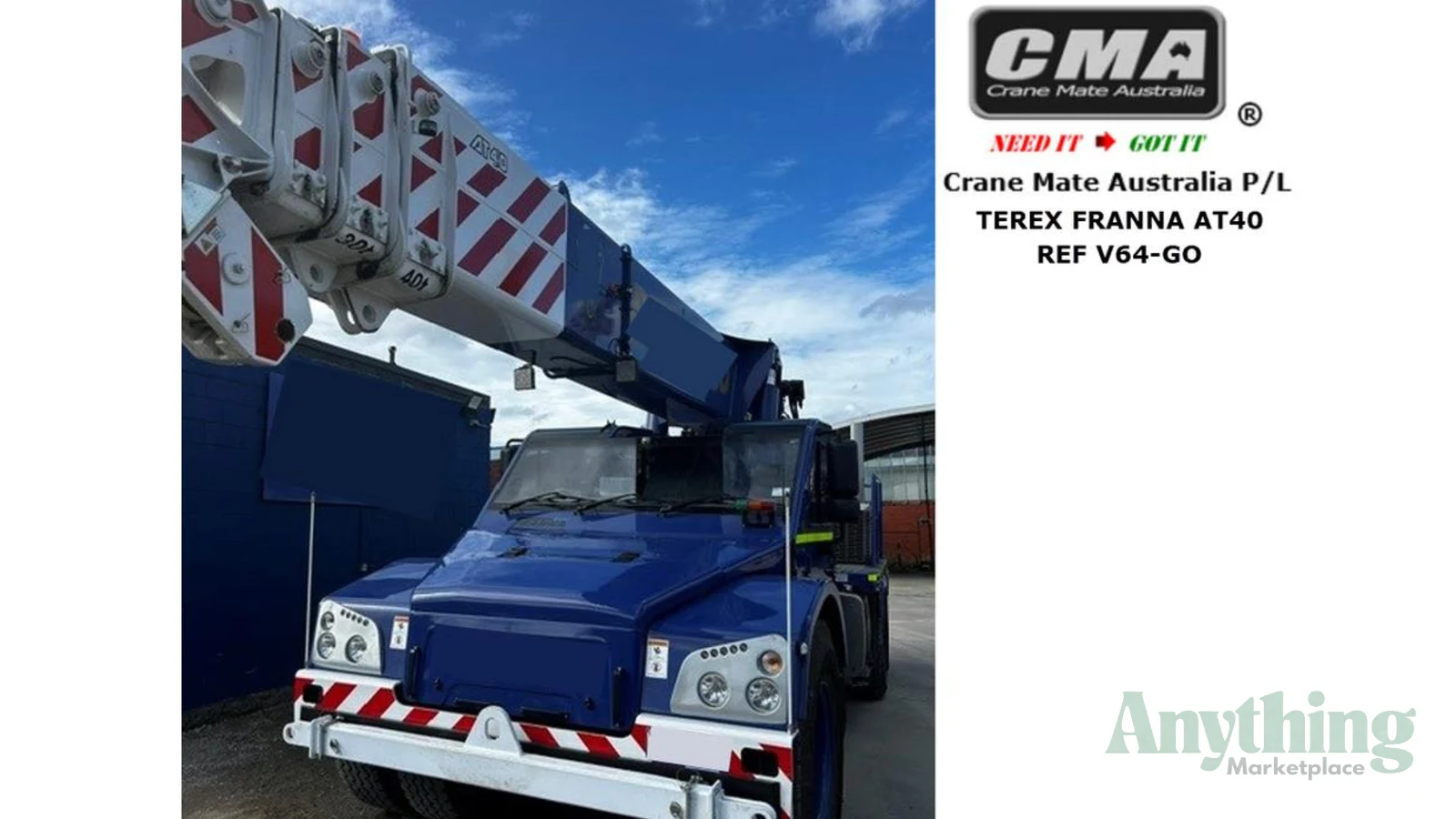 2025 Used Terex Franna AT40 Crane Truck