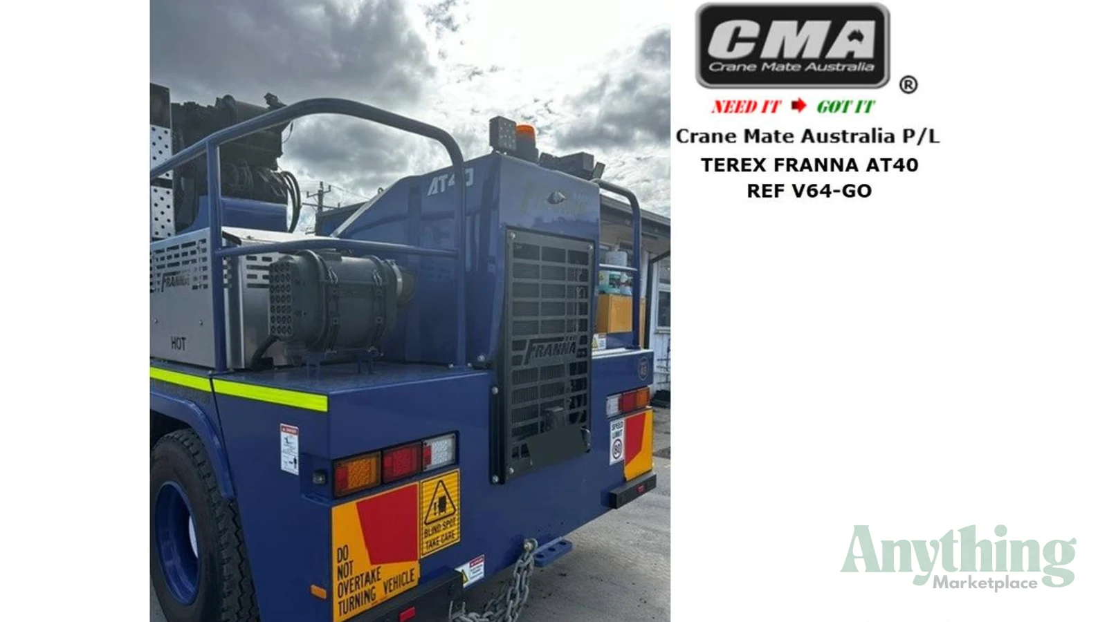 2025 Used Terex Franna AT40 Crane Truck