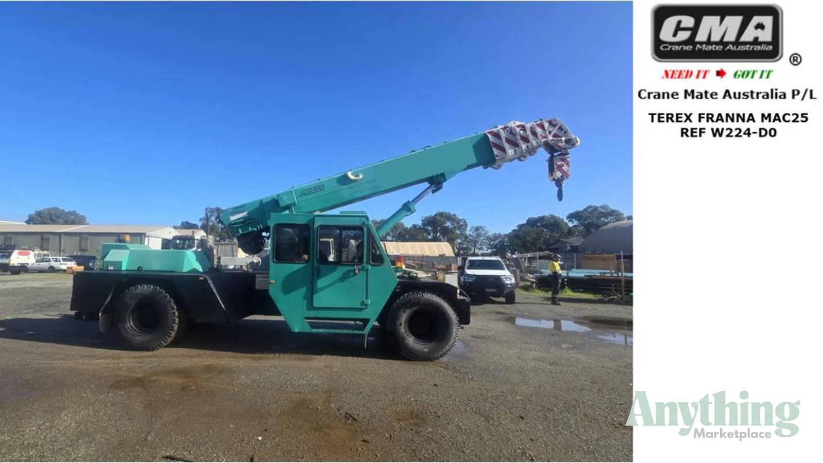 2000 Used Terex Franna MAC25 Crane Truck