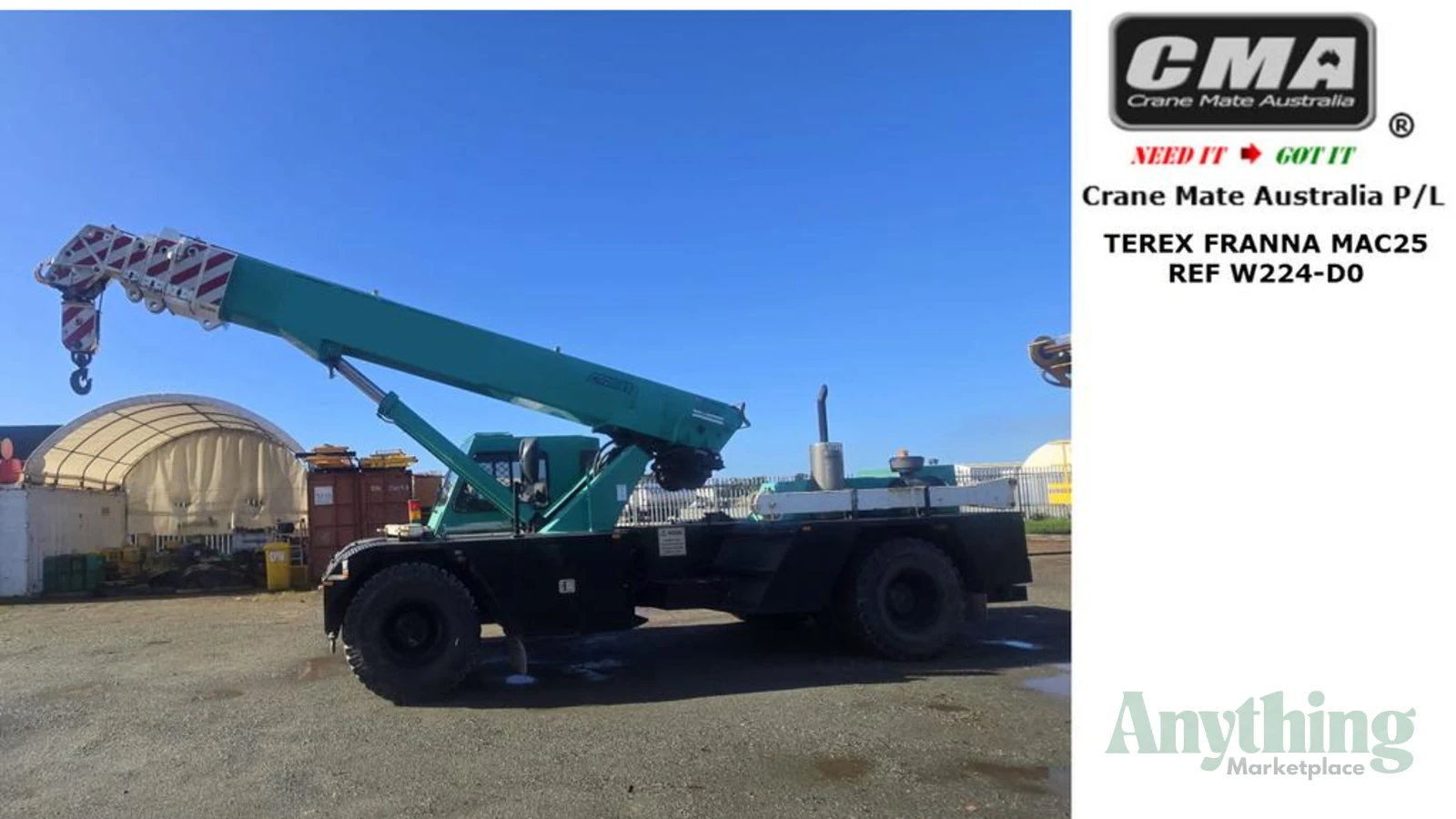 2000 Used Terex Franna MAC25 Crane Truck