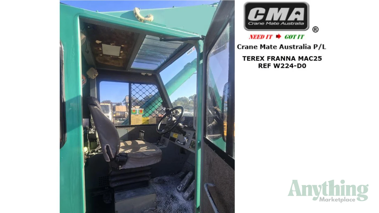 2000 Used Terex Franna MAC25 Crane Truck