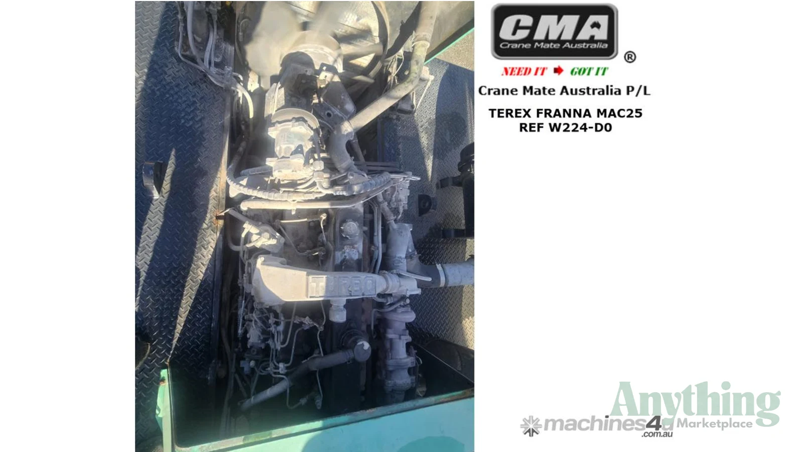 2000 Used Terex Franna MAC25 Crane Truck