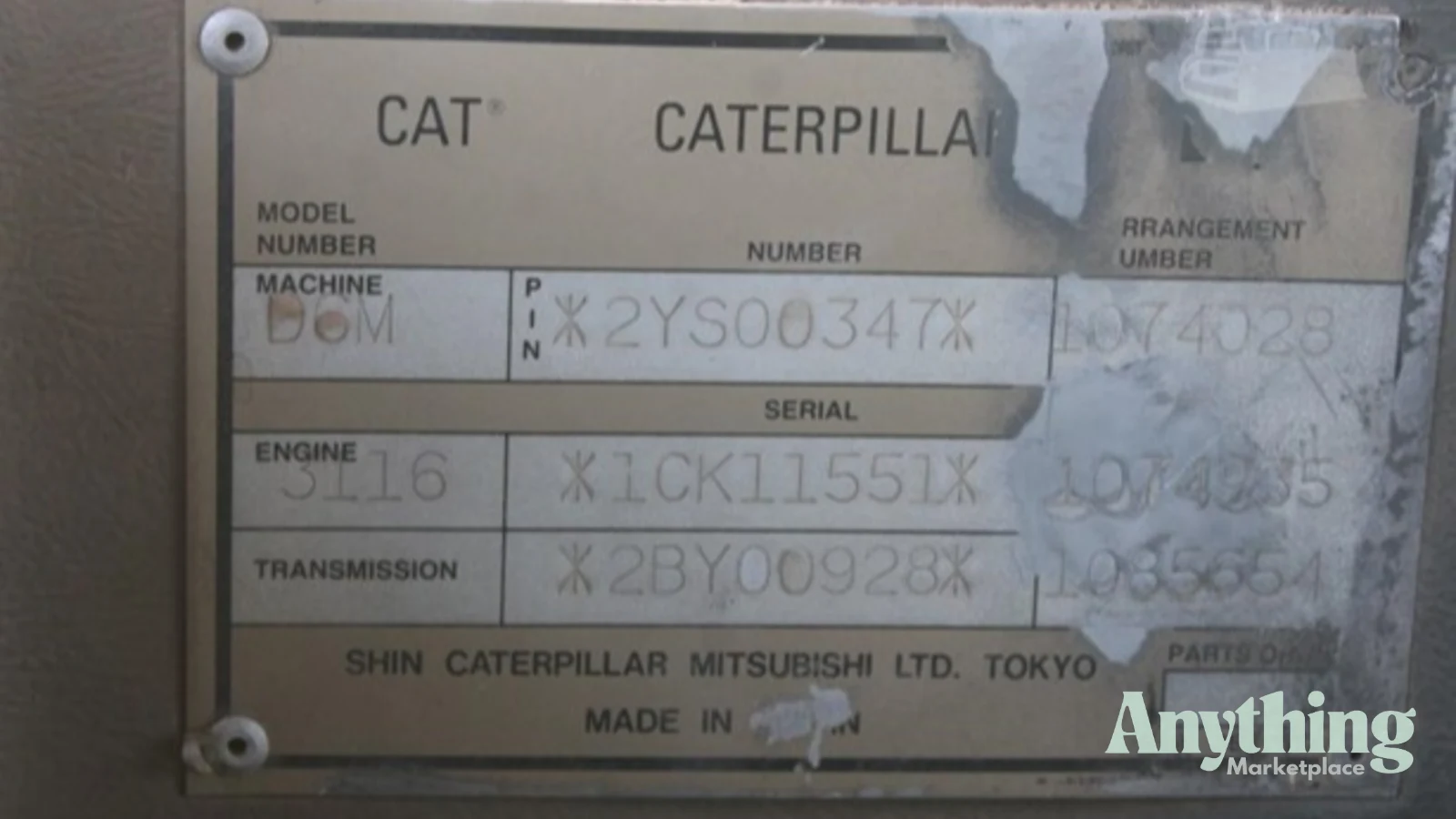 1996 Used Caterpillar D6M Bulldozers