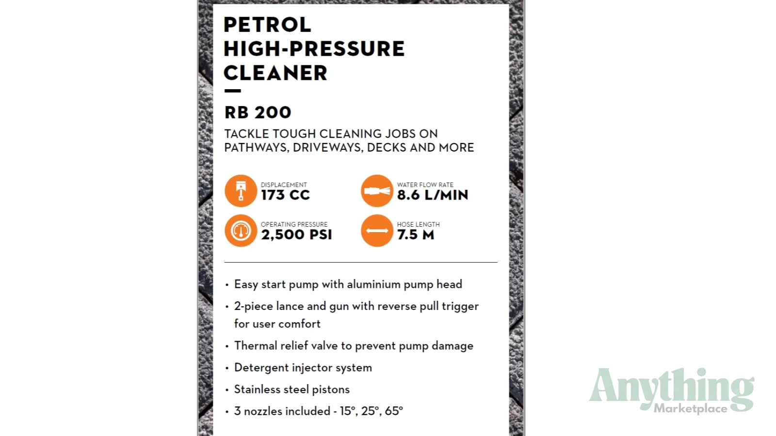 New STIHL RB200 Pressure Washers