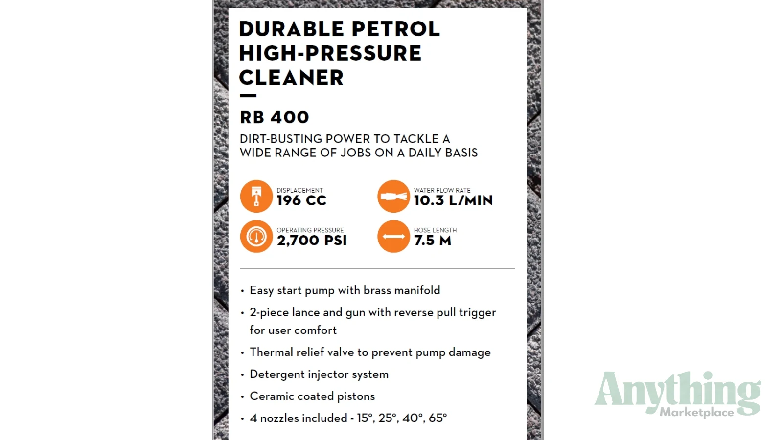 New STIHL RB400 Pressure Washers