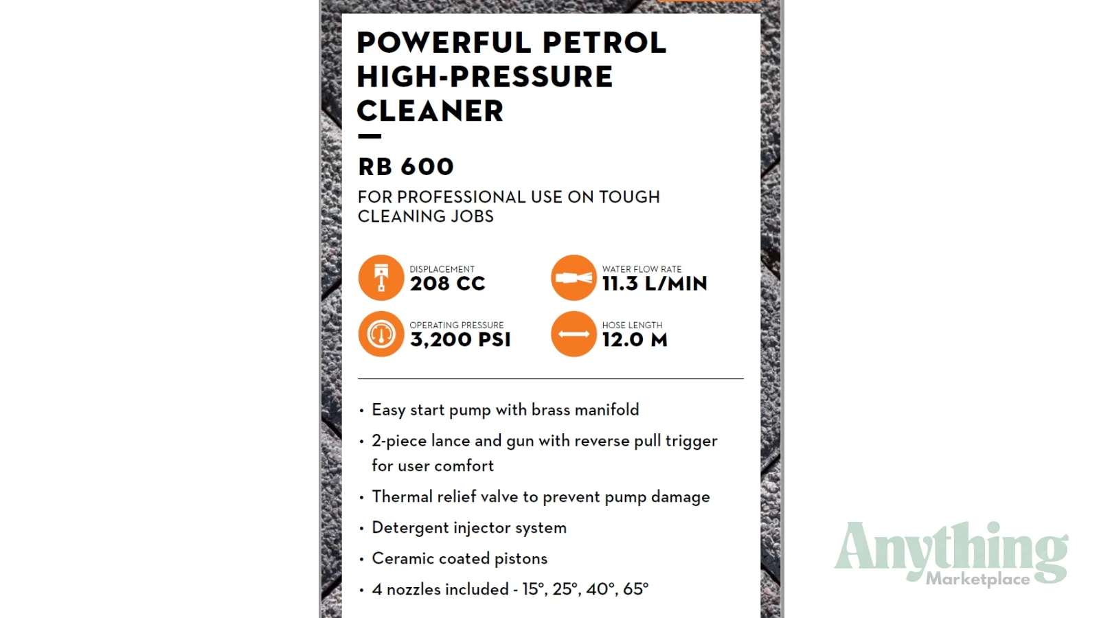 New STIHL RB600 Pressure Washers