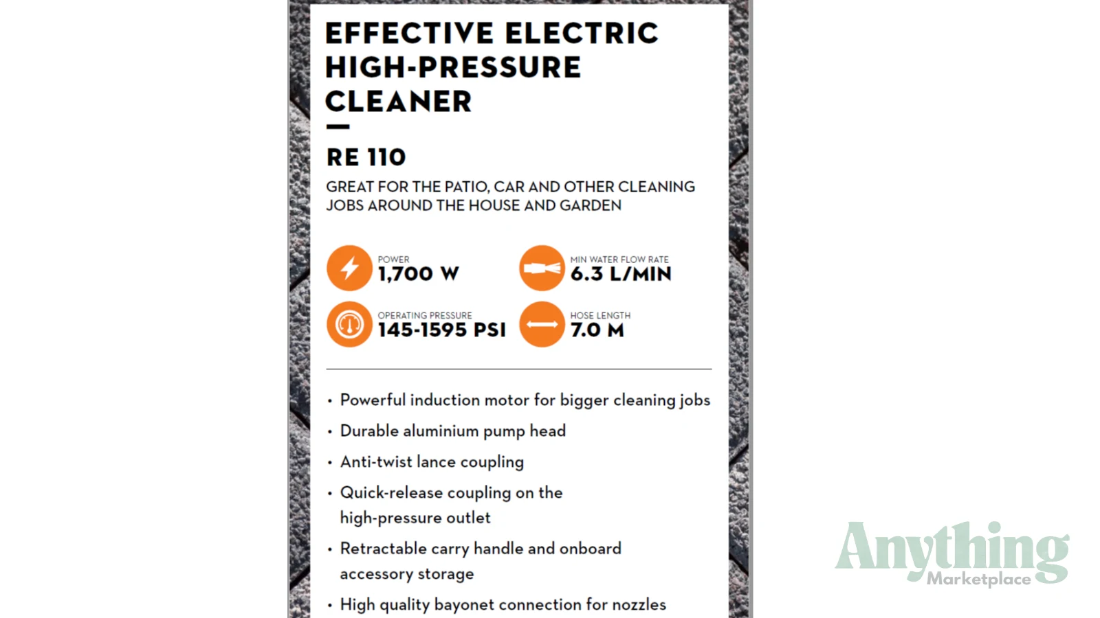 New STIHL RE110 Pressure Washers