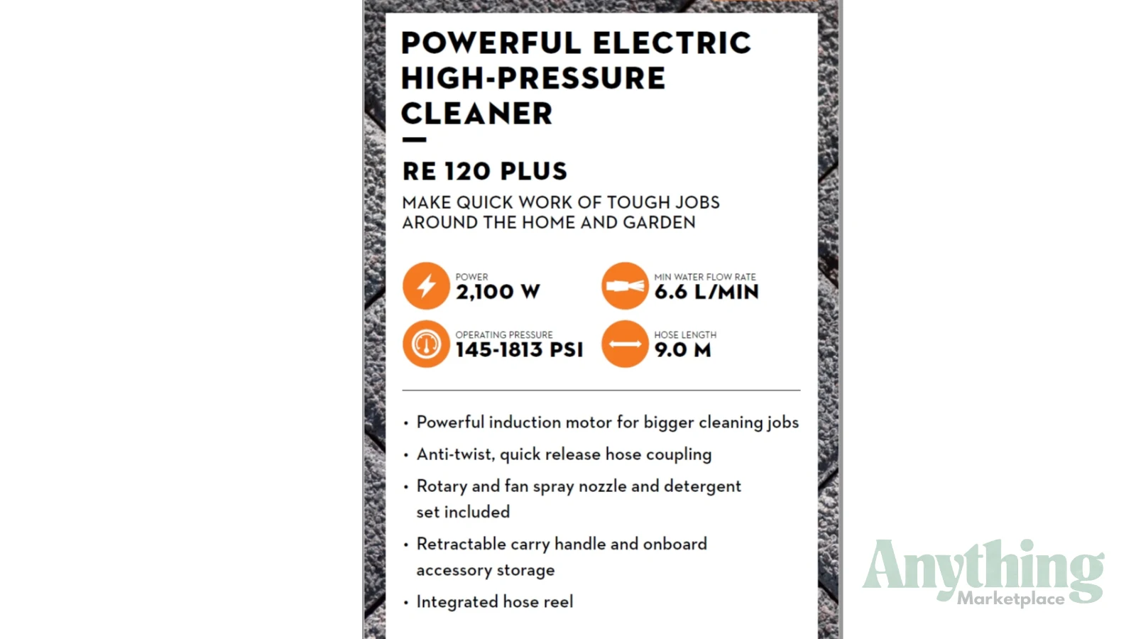 New STIHL RE120 PLUS Pressure Washers
