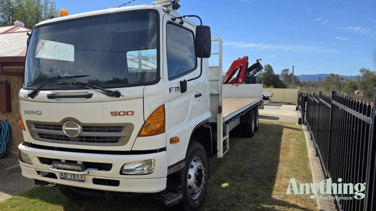 2010 Used Hino 500 Series Crane Truck