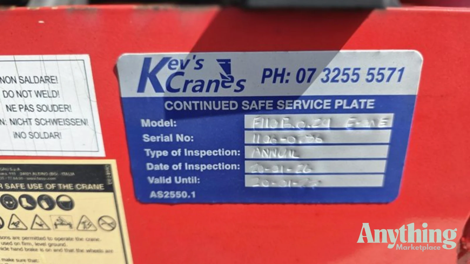 2010 Used Hino 500 Series Crane Truck