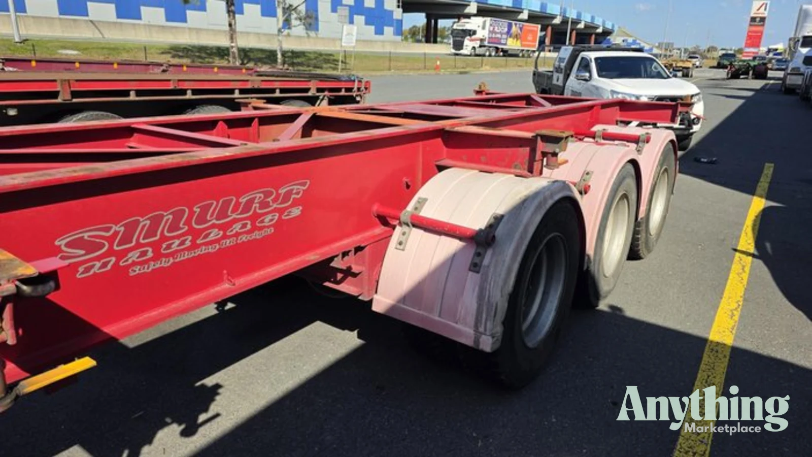 Used Haulmark Skeletal Trailer