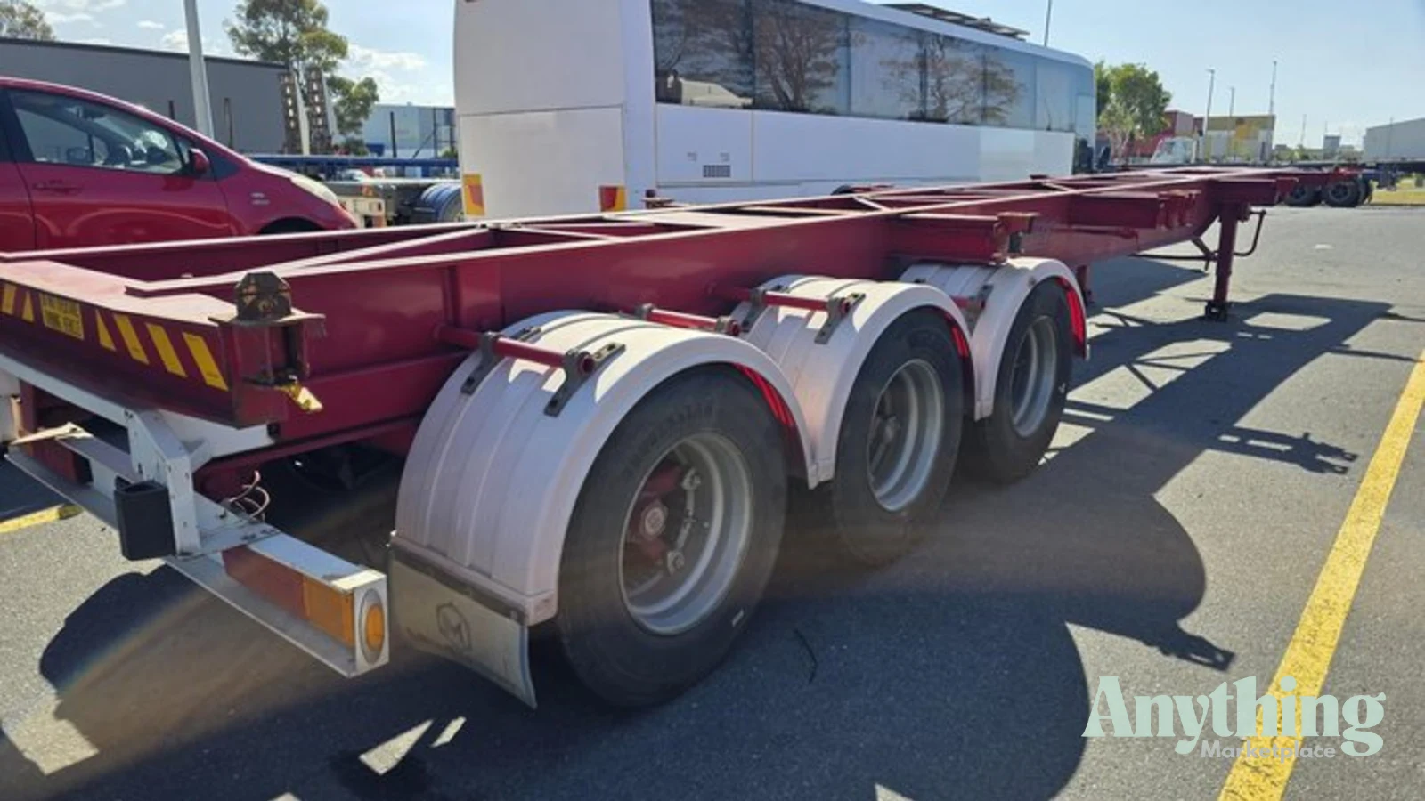 Used Haulmark Skeletal Trailer