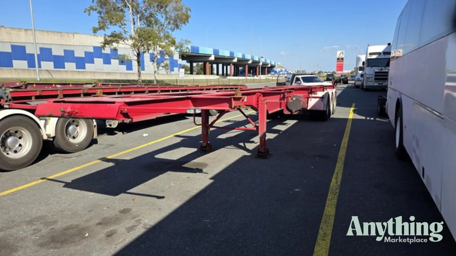Used Haulmark Skeletal Trailer