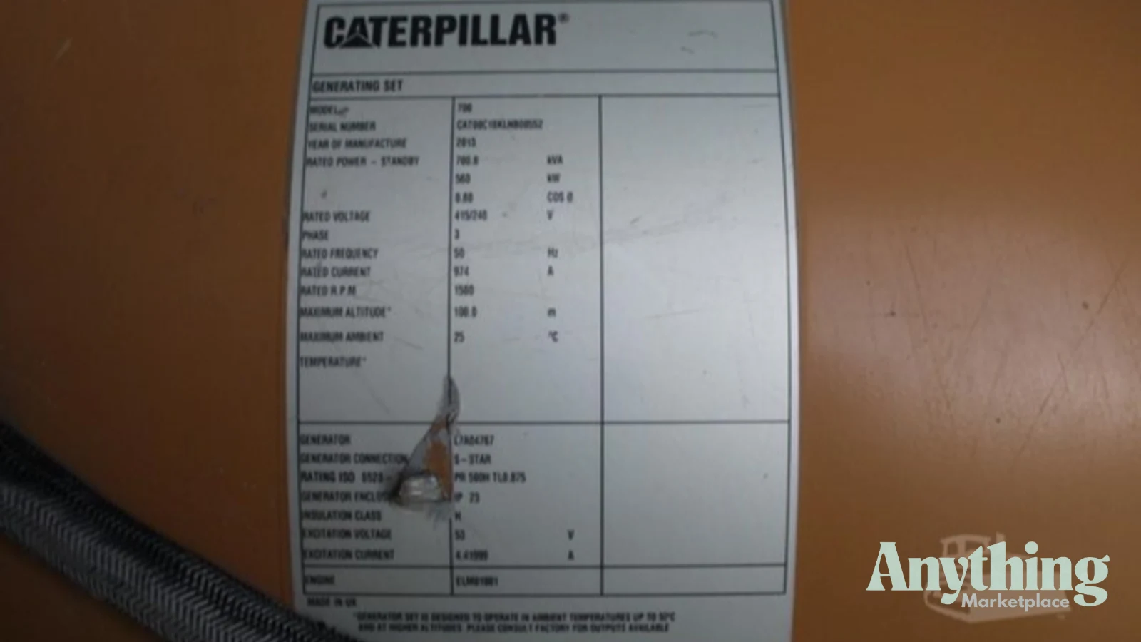 2012 Used Caterpillar C18 Other Generators