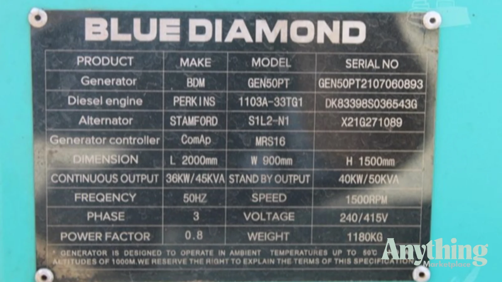 2021 Used GENESYS GENERATORS GEN50PT Other Generators