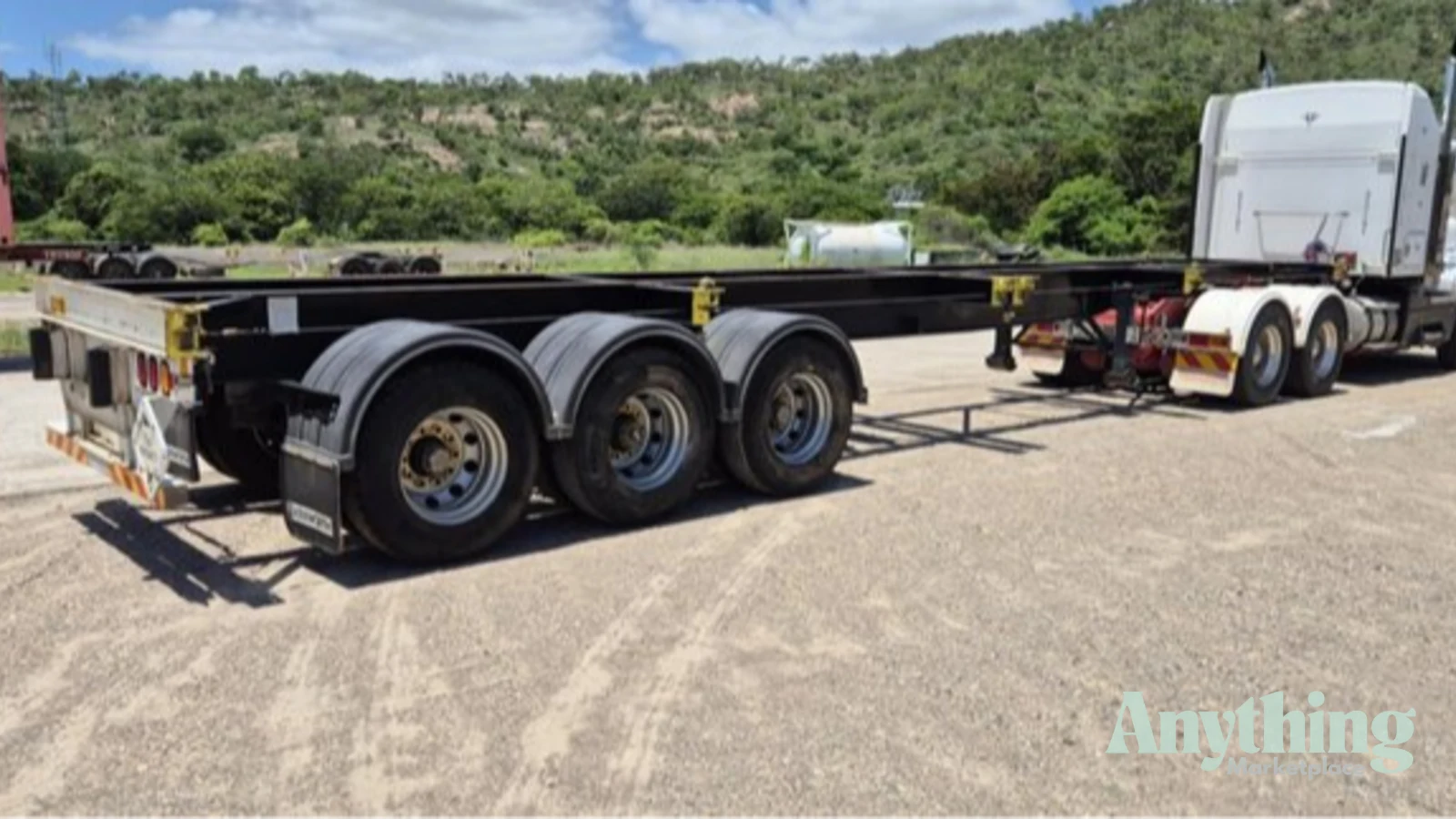 Used Krueger Skeletal Trailer