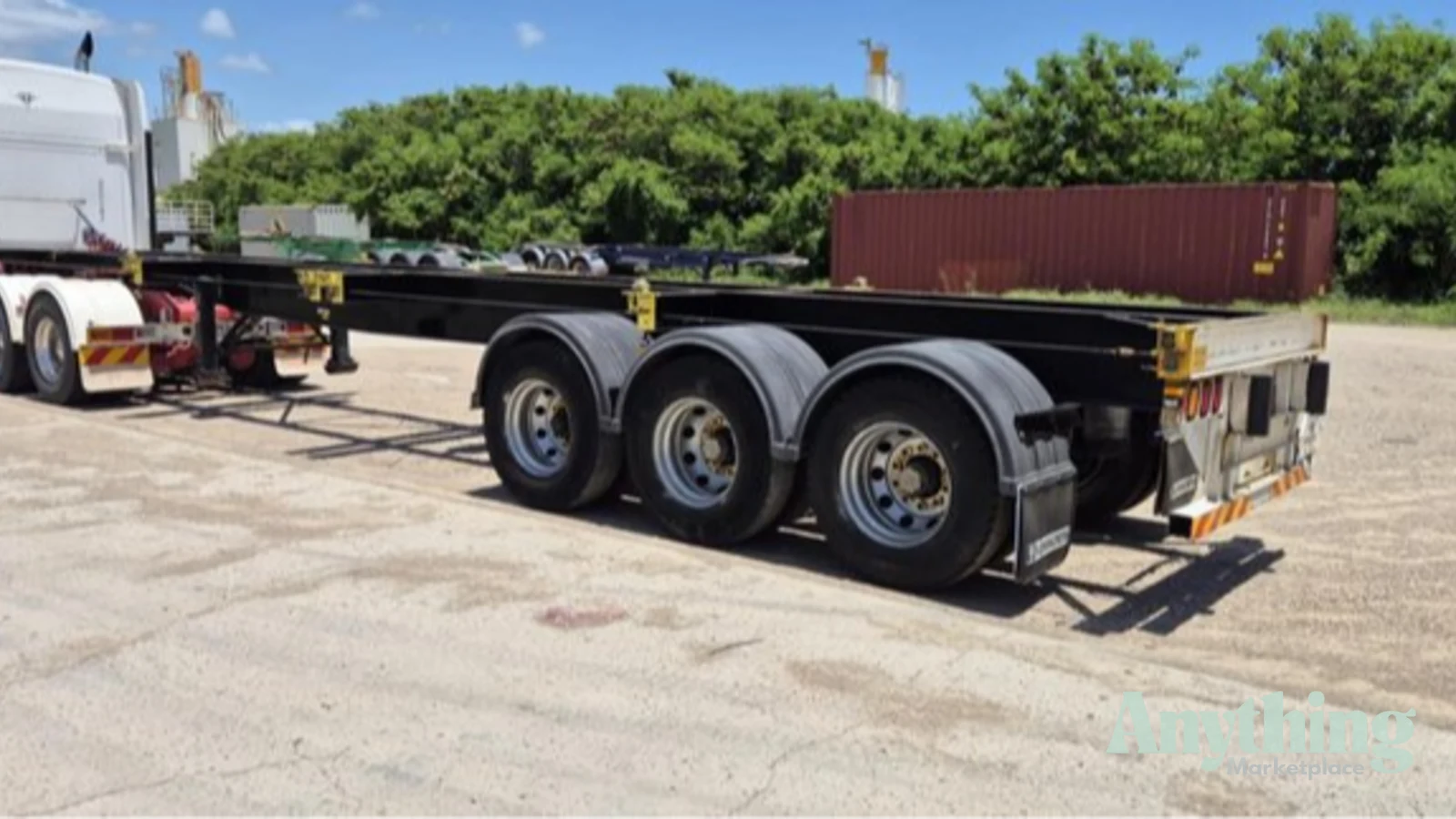 Used Krueger Skeletal Trailer