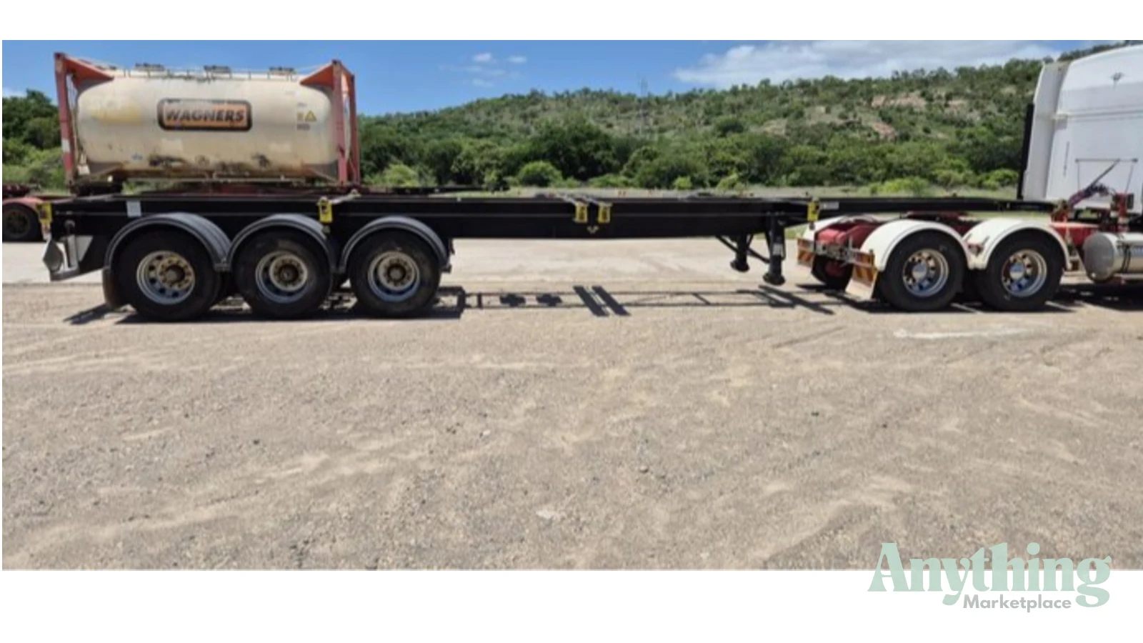 Used Krueger Skeletal Trailer