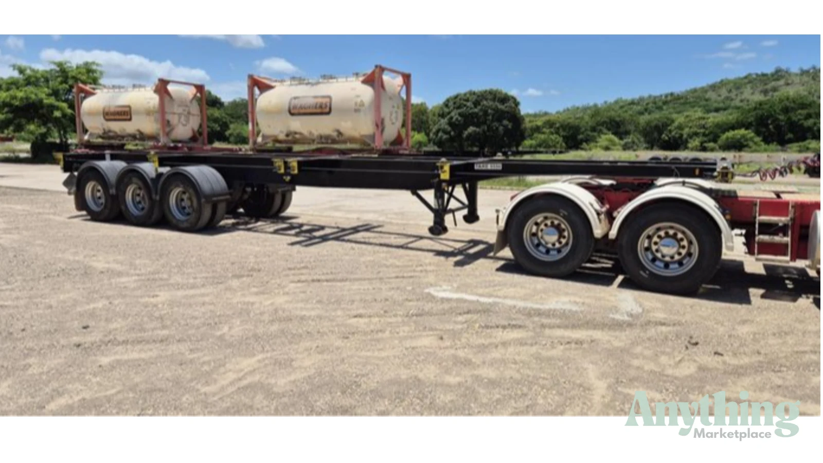 Used Krueger Skeletal Trailer