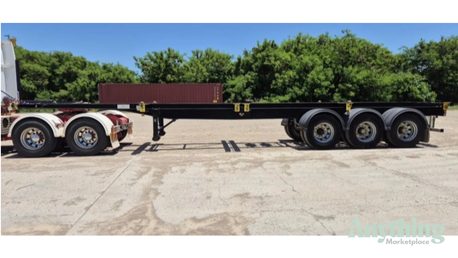 Used Krueger Skeletal Trailer