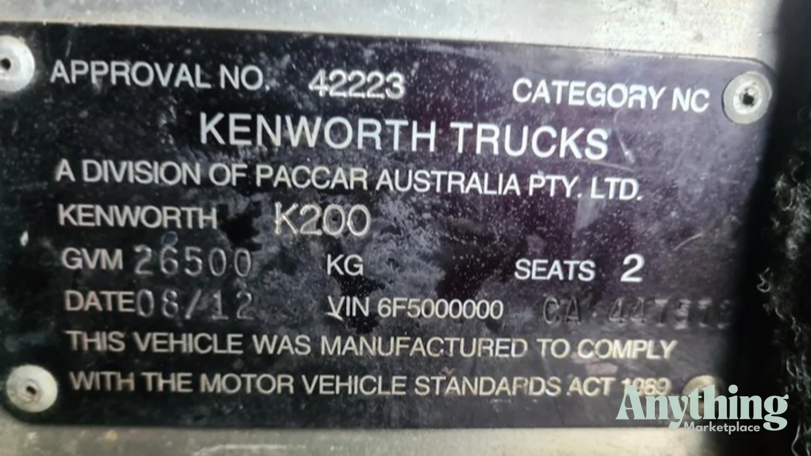 2012 Used Kenworth K200 Prime Mover
