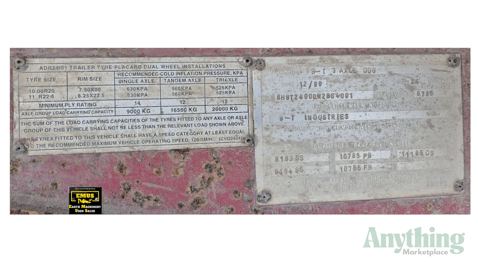 Used BT Industries Tipper