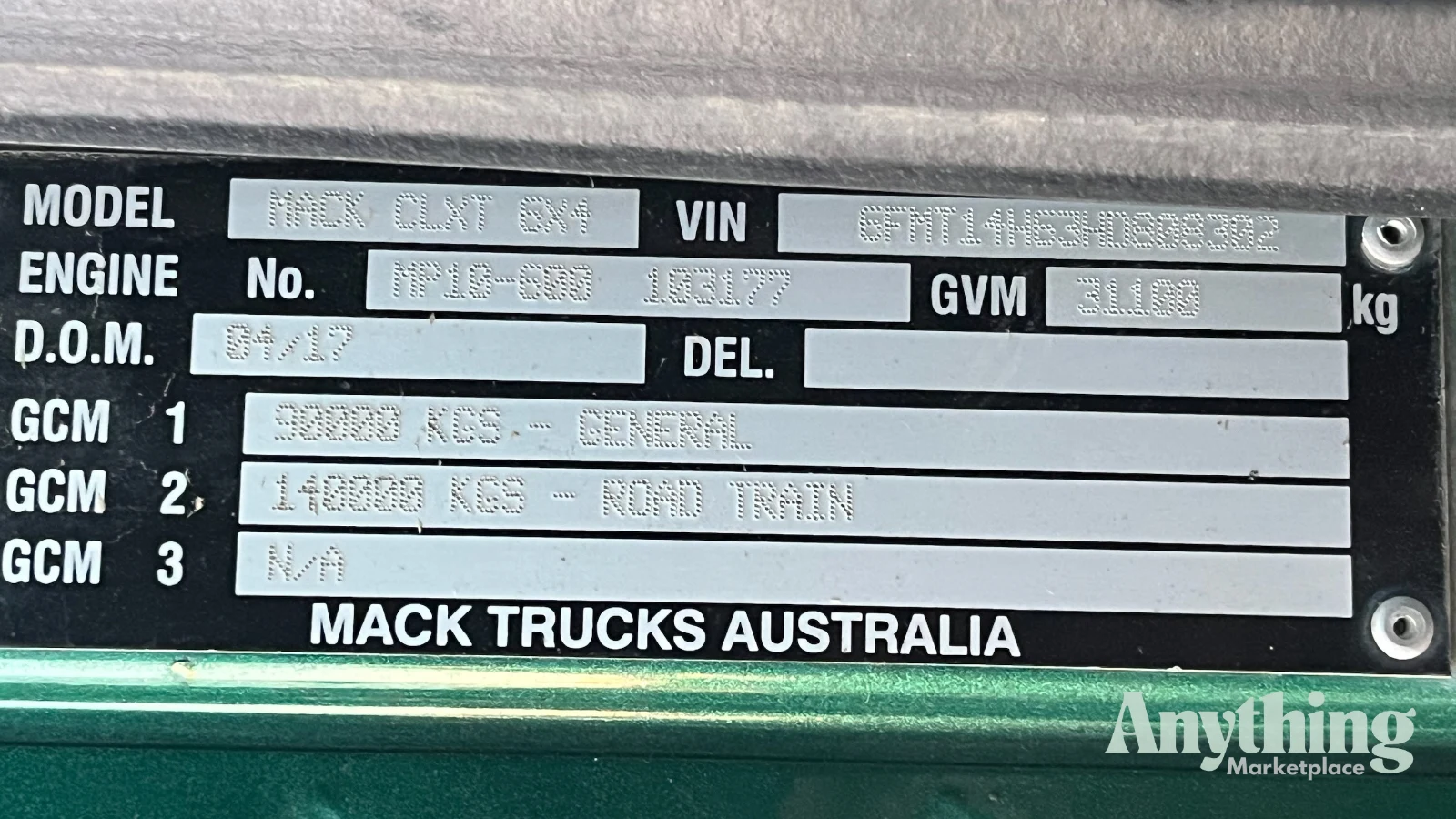 2017 Used Mack Titan Prime Mover