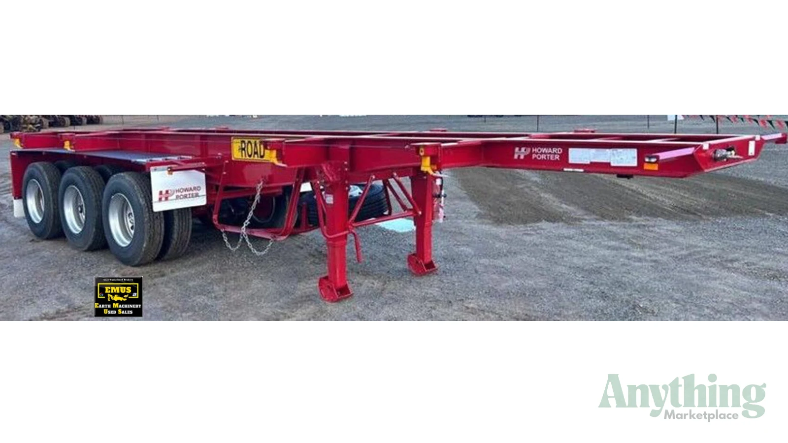 Howard Porter HP Tri-Axle Skel Trailer, E.M.U.S TS948