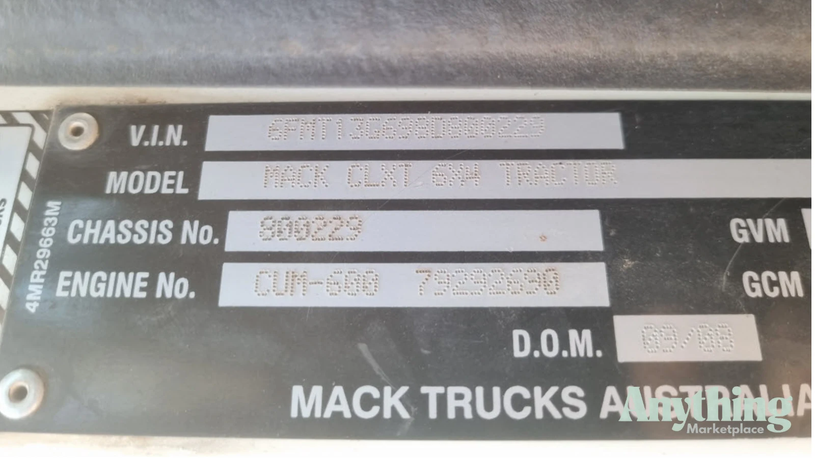 2008 Used Mack Superliner Prime Mover