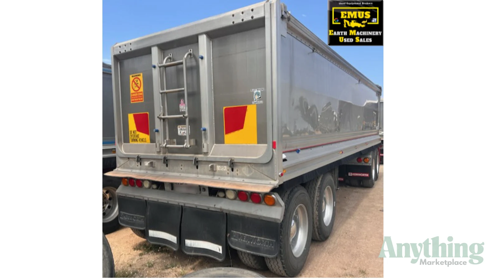Tefco Quad Axle Dog Trailer, Alloy, E.M.U.S TS744