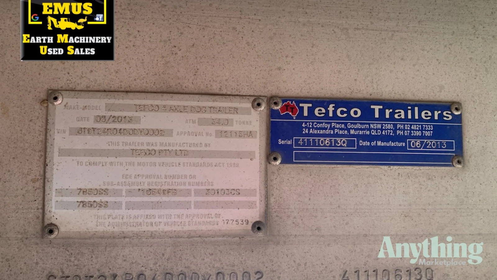 Used Tefco Dog Trailer