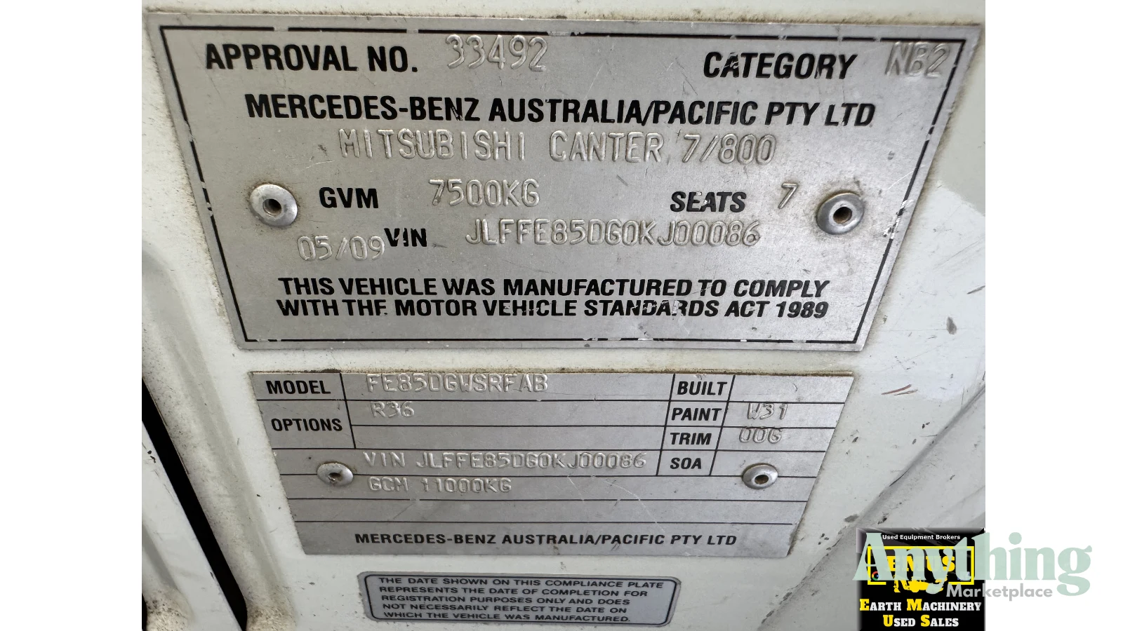 2009 Used Mitsubishi Fuso Tray Truck