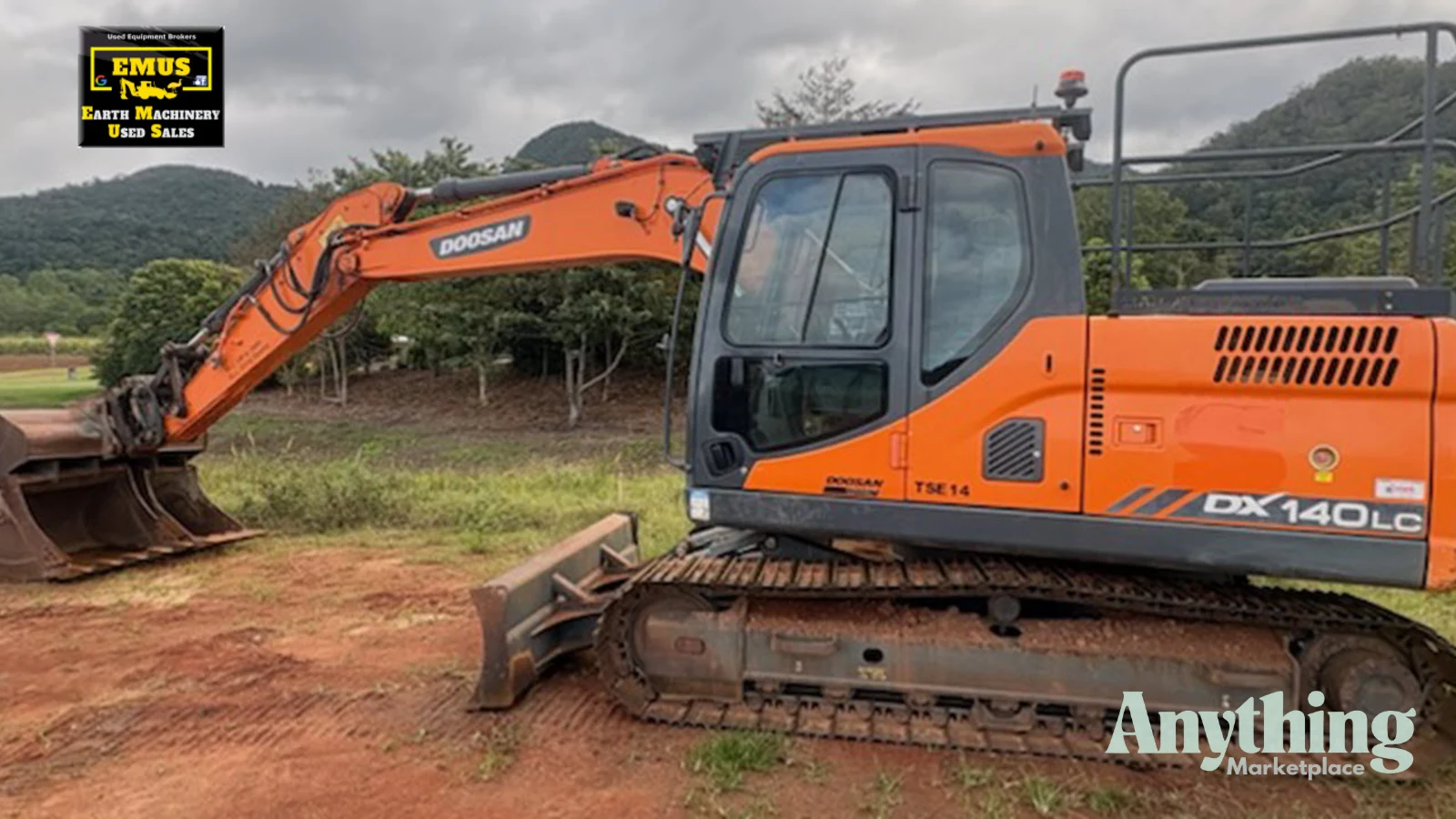 Doosan DX140LC Excavator, E.M.U.S MS1237