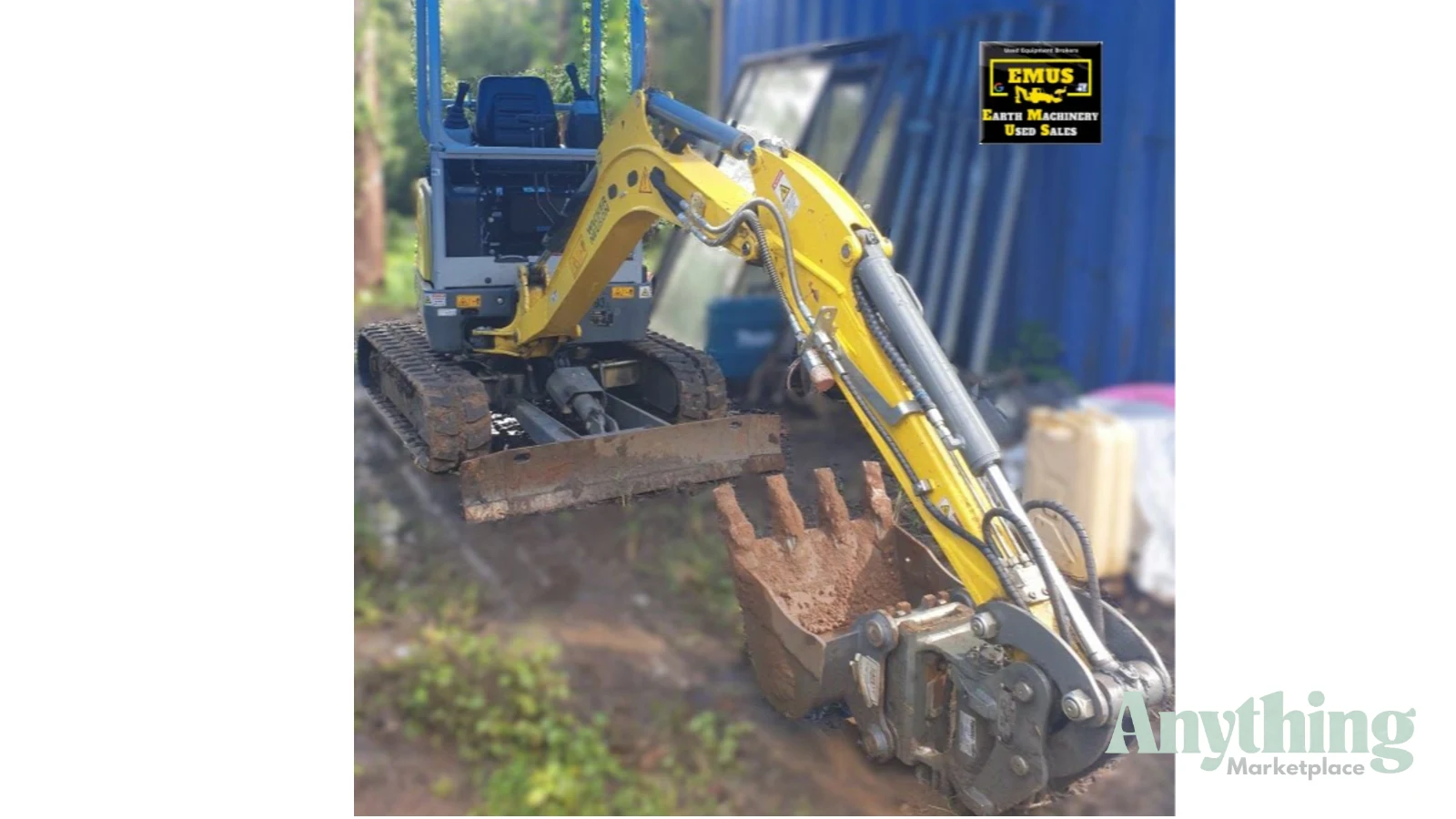 Wacker Neuson EX17 Excavator, & Trailer, Low Hrs, E.M.U.S MS1069