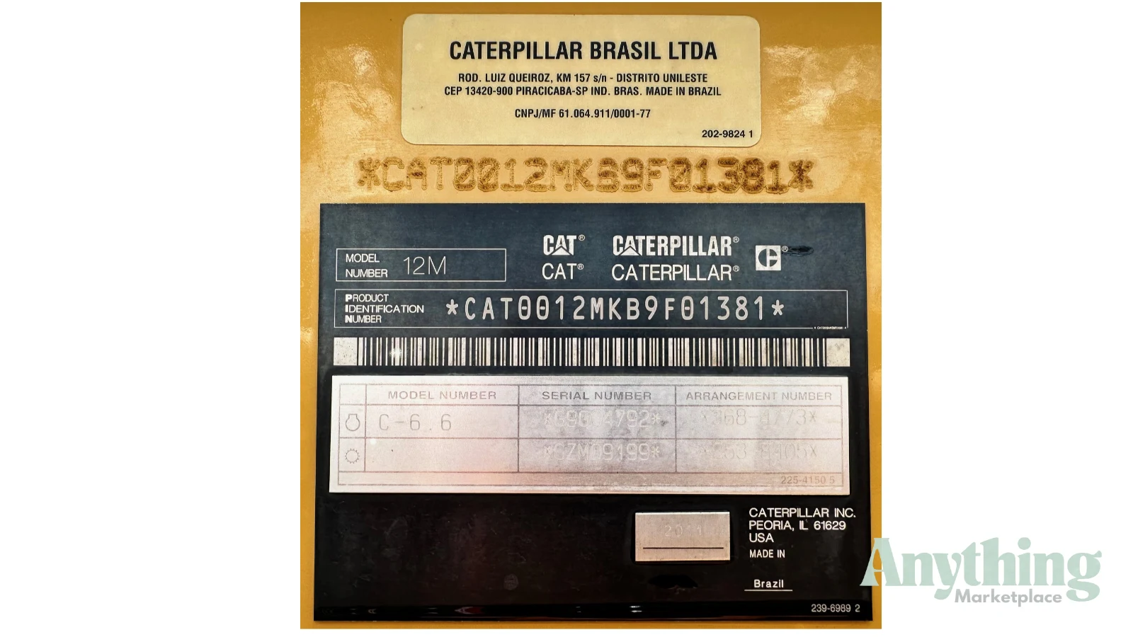 2011 Used Caterpillar 12M Graders