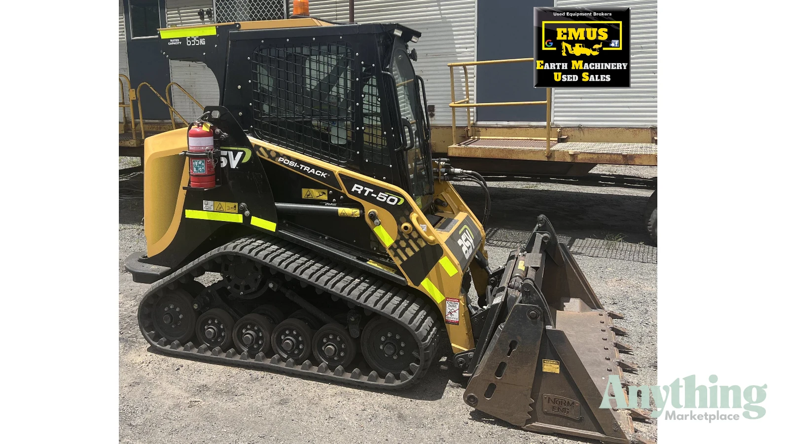 ASV RC50 Skid Steer Loader, near new, E.M.U.S MS984