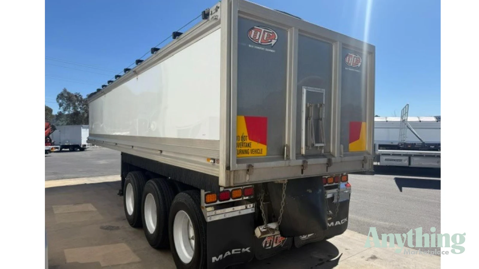 Used BTE Chassis Tipper