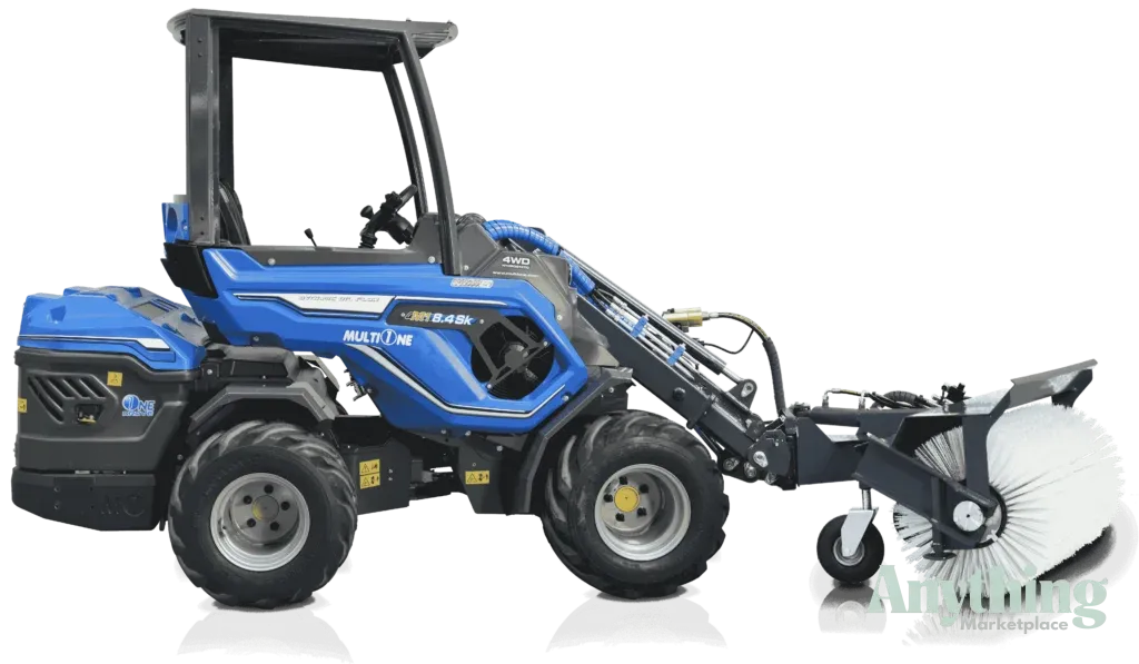 Rotary sweeper 130 – Brush Width 130cm – Brush Width at Max Angle 113cm – Brush diameter 60cm