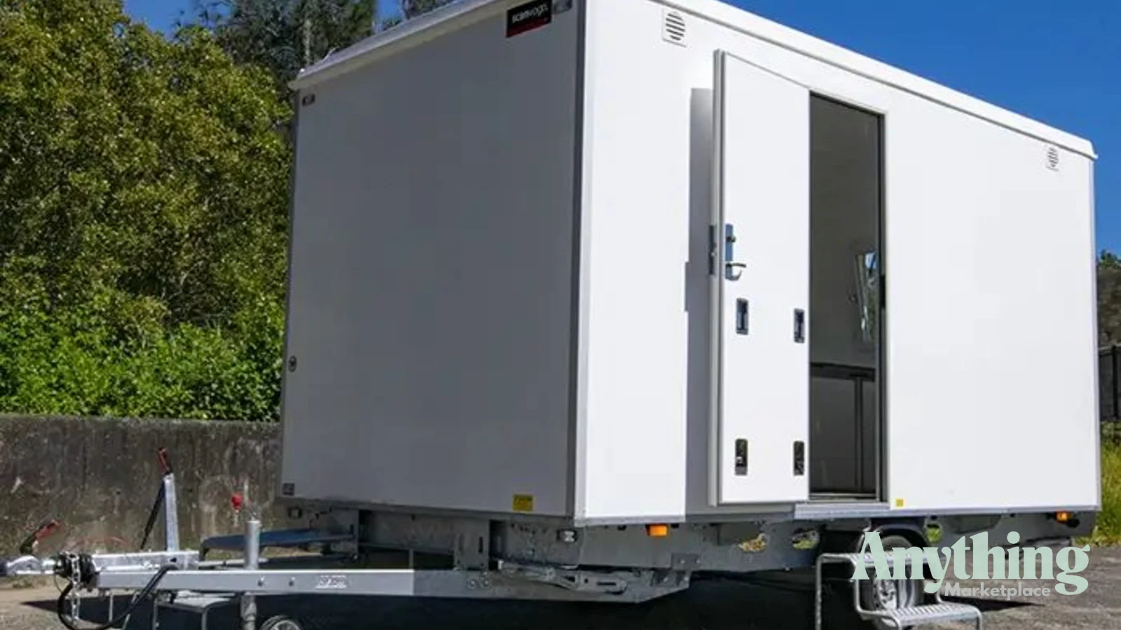 Scanvogn 420 - 8 person office unit Mobile Office Trailer - 1000kg Single Axle AL-KO Mechanical Overrun Brakes 4.2m