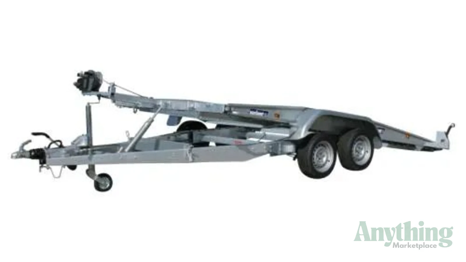 Variant 2004 A4 A Series Rampless Tilting Car Trailer - 2000kg Tandem Axle KNOTT Mechanical Overrun Brakes 4.01m