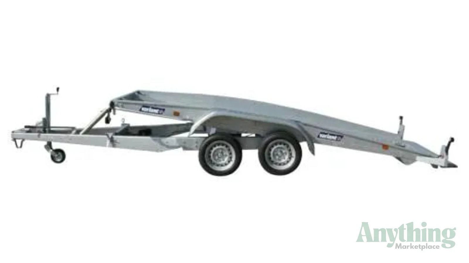 Variant 2704 A4 A Series Rampless Tilting Car Trailer - 2700kg Tandem Axle KNOTT Mechanical Overrun Brakes 4.01m