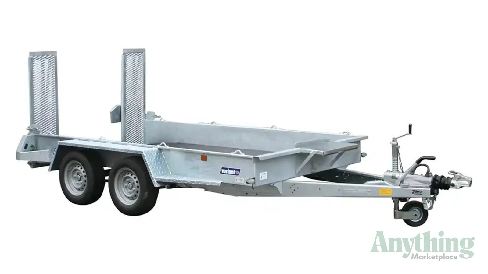 Variant 2716 B3 Beavertail Machine Trailer - 2700kg Tandem Axle KNOTT Mechanical Overrun Brakes 3.06m