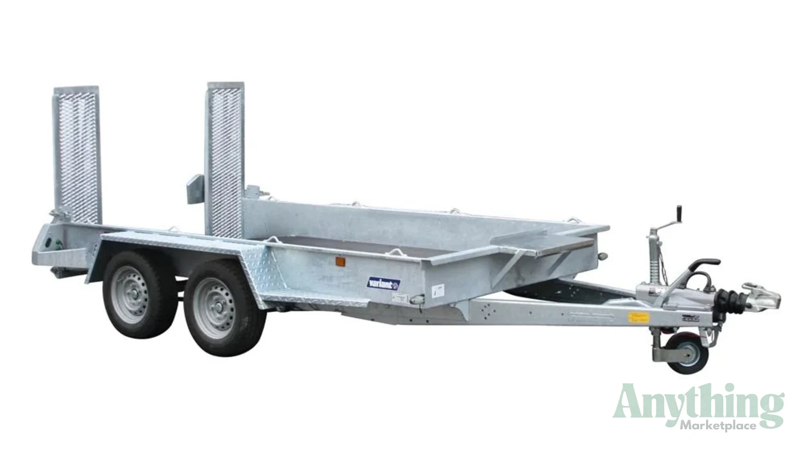 Variant 3516 B3 Beavertail Machine Trailer - 3500kg Tandem Axle KNOTT Mechanical Overrun Brakes 3.06m