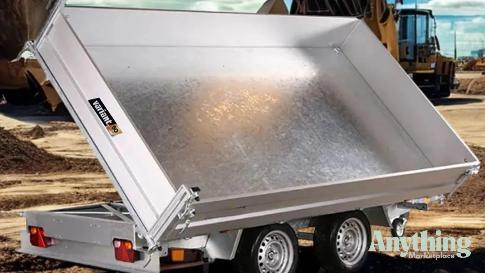 Variant 3517 TB 3-Way Tipper Trailer - 3500kg Tandem Axle KNOTT Mechanical Overrun Brakes 3.25m