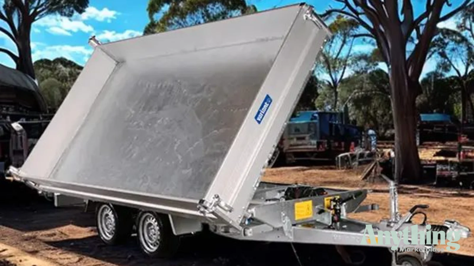 Variant 3519 TB 3-Way Tipper Trailer - 3500kg Tandem Axle KNOTT Mechanical Overrun Brakes 3.66m
